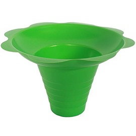 Medium Shaved Ice Sno Cone Flower Cups (8 OZ) 250 Count Green