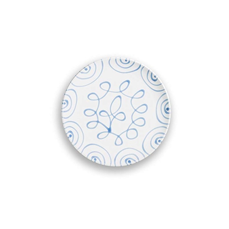 Gmundner Ceramics - Meat Plate Diameter 25 cm Mottled Blue