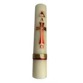 Cirio Pascual 11"x2" Sticker Alpha Omega Paschal Candle Easter Lent