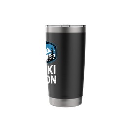 Sorry I Can't It's Ski Season Winter Sports Stainless Steel Insulated Tumbler