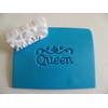 Queen stamp for soap pottery and polymer clay