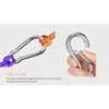 2-size Snap Hooks, 304 Stainless Steel Spring Snap Hook Carabiner,