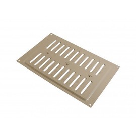 Lunn Hardware Satin Annodised Aluminium Hit & Miss Vent , 9-Inch x 6-Inch Size