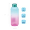 Smash 650ml Water Timings Soft Touch Bottle Teal/Pink