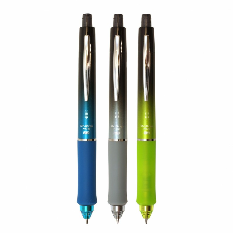 Pilot HDGAC-80R3-GS Mechanical Pencil Dr. Grip ACE 0.3 Gradation [Silver]