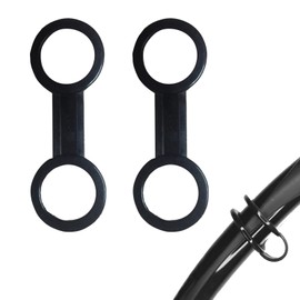 2 Pieces Scuba Diving Dive Snorkeling Silicone Snorkel Mask Strap Keeper Holder Clip Retainer Attachment Gear Spare Part Accessories