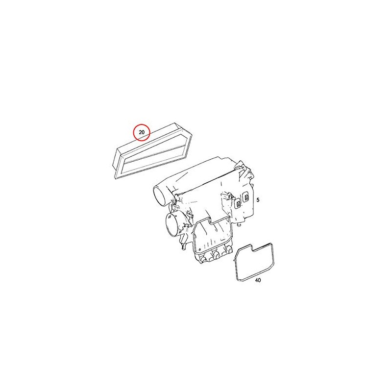 Purflux A1383 Air Filter