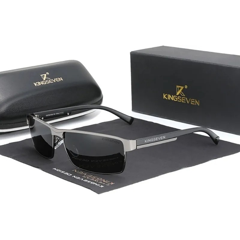 Gafas De Sol Cuadradas Polarizadas Kingseven Para Hombre