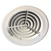 HBW 10" Round Ceiling Diffuser White Powder Coated with Outside