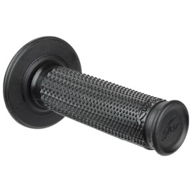 Renthal G198 Tapered/Half Waffle, Black/Black, Ultra Tacky Dual Compound MX/Enduro Grips, 2-Pack