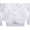 Dressy Daisy Baby Boy Satin Baptism Clothes Christening Outfit with