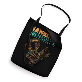 Black History Afrocentric Sankofa Tribal Design Tote Bag