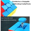 QYTOYS Speed Cube 3x3X3 Magic Cube Puzzle Toy,Full Size 2.2''