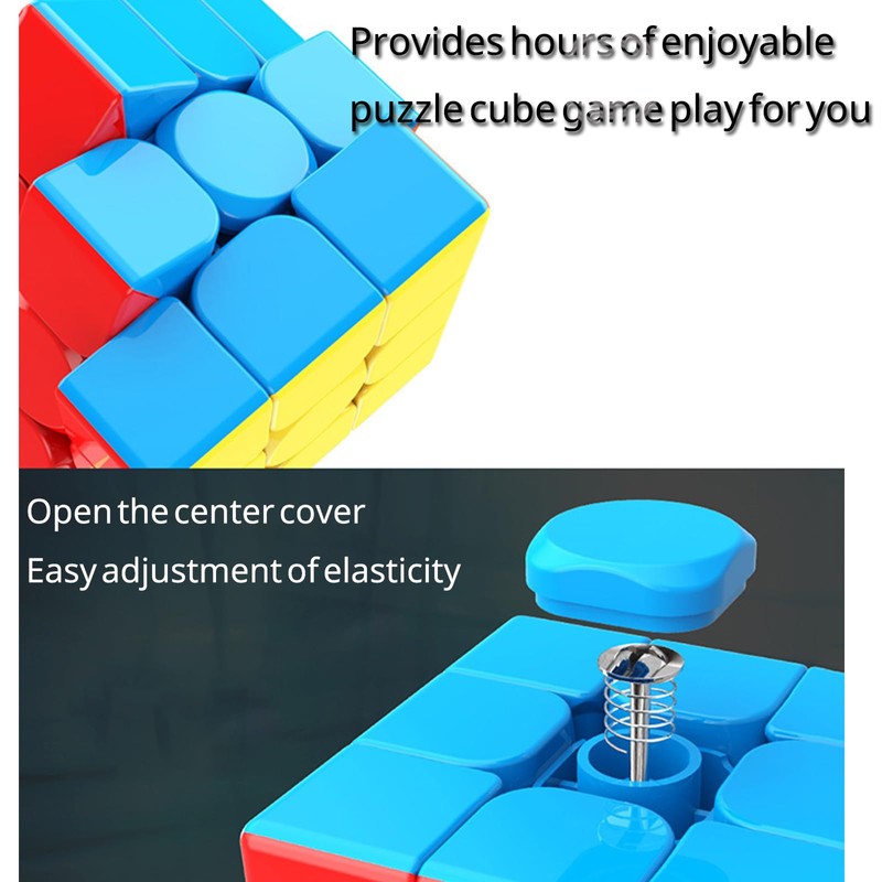 QYTOYS Speed Cube 3x3X3 Magic Cube Puzzle Toy,Full Size 2.2''