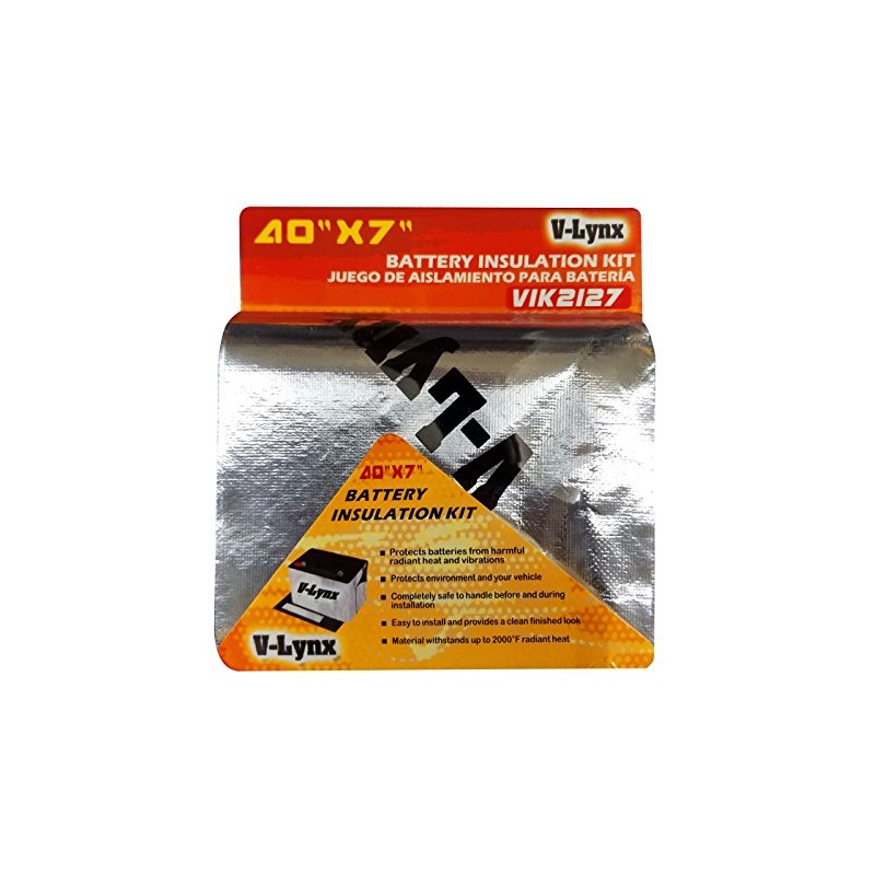 VLYNX VIK2127 12 Volt Truck Battery Insulation/Heat Shield KIT