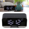 D‑88 Multifunctional Bluetooth Clock Speaker Portable Dual Alarm Clock Function