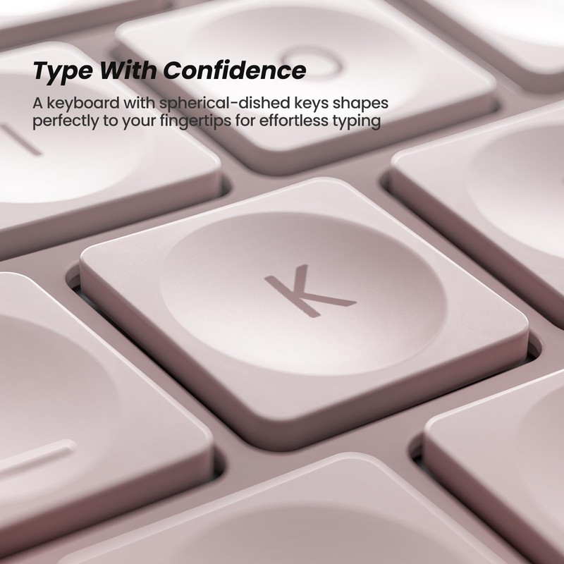 Nulea RT05 Wireless Ergonomic Keyboard, Split Keyboard with Wrist Rest,