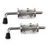 LGEGE Spring Loaded Latch - 2 Pack Heavy Duty Stainless