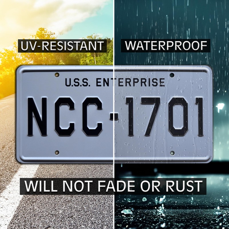 Celebrity Machines | USS Enterprise | NCC-1701 | Vanity Plate,