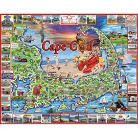 White Mountain Puzzles Cape Cod - 1000 Piece Jigsaw Puzzle