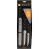 KNIFE SET BLK/SLV 3PC
