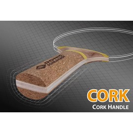 Schildkröt Donic 788450 Persson 600 Table Tennis Gift Set, 1 Bat with Cork Handle, 4 Balls 3*, 1 Racket Cover, Great Complete Set for Immediate Start, in Cardboard Packaging