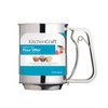 KitchenCraft Flour Sifter with Handle and Trigger, Stainless Steel, 3