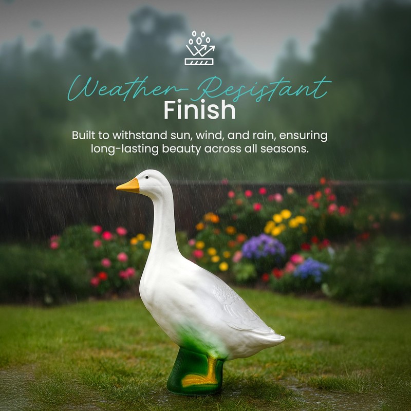 Union Products Goose Outdoor Lawn and Garden Statue, 23" Tall