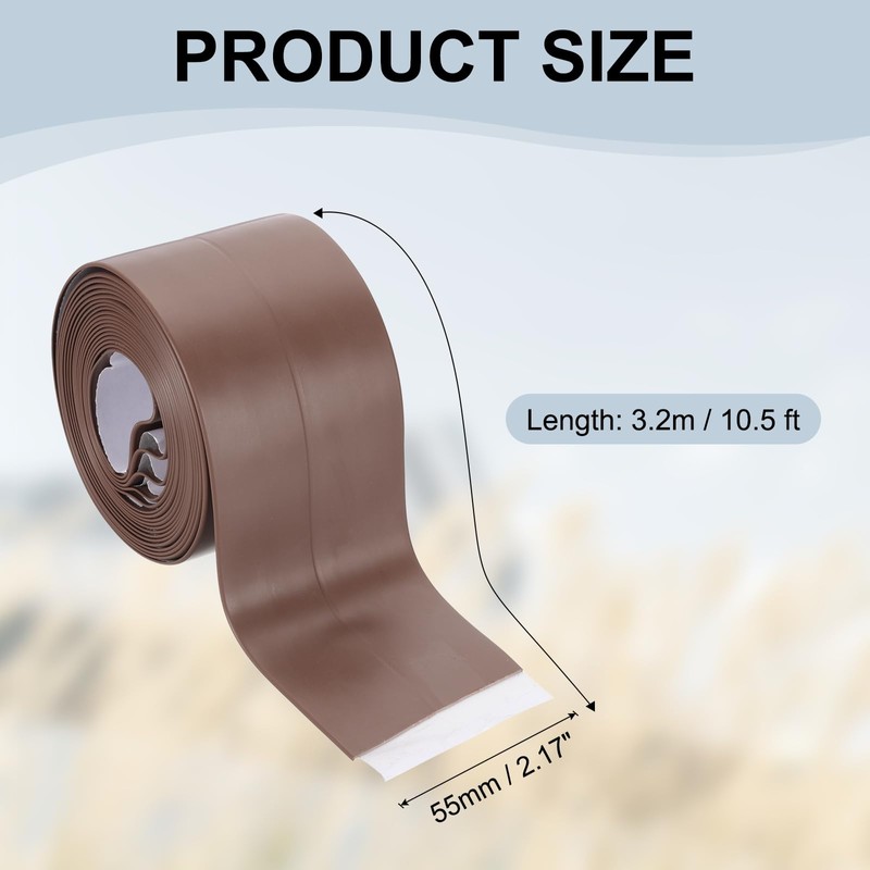 PATIKIL 2" x 10.5 ft Caulk Tape, Caulk Strips PVC