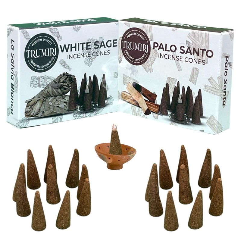 TRUMIRI Incense Cones - Combo Pack of 20 Cone Incense