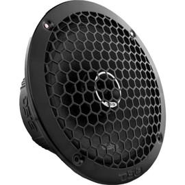 DS18 PRO-ZT6 6.5-Inch 2 Way Pro Audio Midrange Speakers with Built-in Bullet Tweeter 4-Ohms 450W Max 225W RMS Water Resistant - Black Metal Mesh Grill Included (1 Speaker) (Renewed)