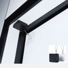 New Model 800g No-Drill Cable Door Closer with Fasteners New Model Black 800g