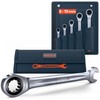 PRESCH Ratchet Wrench Set 5 Pieces (8, 10, 13, 17,