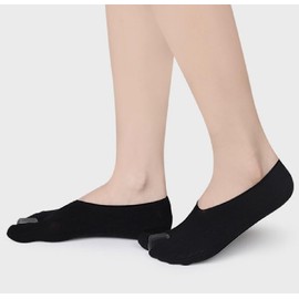 1 Pair Bunion corrector for Women & Men, Bunion relief socks Big Toe Straightener, Correction of Bunions, Toe Separators Align Night & Day in Shoes (Black, One size)