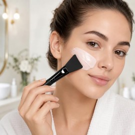 4 Brochas de Silicón para Mascarillas Faciales (TIPO ESPATULA) - Suave, Precisa y Reutilizable Aplica fácilmente **barro, arcilla, gel y cremas sin de