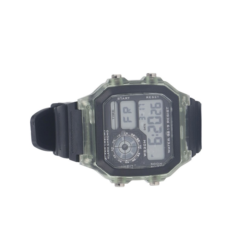 Electronic Sports Watch 12 24 Hours Waterproof Digital Wrist Watch