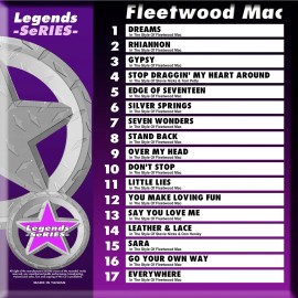 LEGENDS FLEETWOOD Mac LEGENDS SERIES VOL-67 KARAOKE CD+G,Say You Love Me,Over My Head +