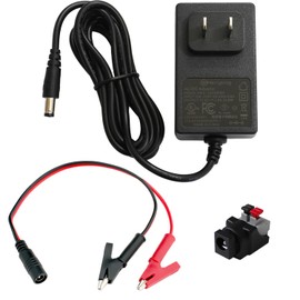 Kaito Denshi AC Adapter PSE Compliant 12V 3A Alligator Clip Connector Set RoHS