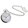 Clefer TE-AM153-WTS Men's Pocket Watch, Analog, Waterproof, White, Dial, pocket