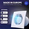 VENTS Aura 100mm Bathroom Extractor Fan – Humidity Sensor &