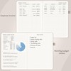 And Per Se Budget Planner, Monthly Budget Notebook with Expense