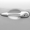 X AUTOHAUX 4 Pcs Car Side Door Handle Bowl Edge