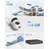 Ctronics Security Camera, Outdoor 900C-DL, Dual Lens, 360° Omnidirectional Monitoring,