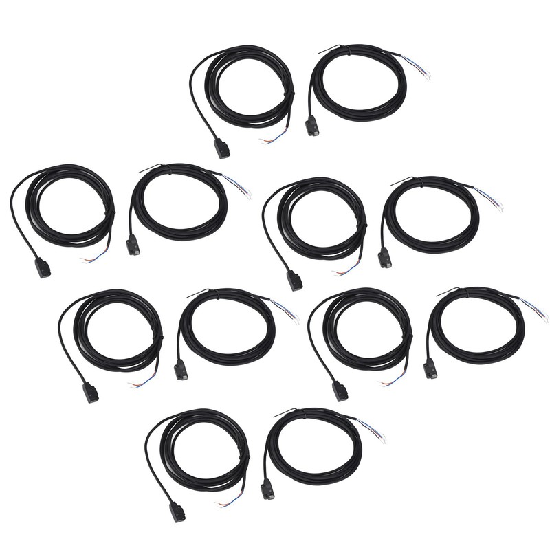 10 Set Photoelectric Sensor Through Beam Infrared Detection Switch DC1030V