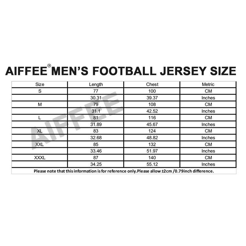 AIFFEE Men's #9 Boucher Football Jersey Pumpkin Color Stitched Size