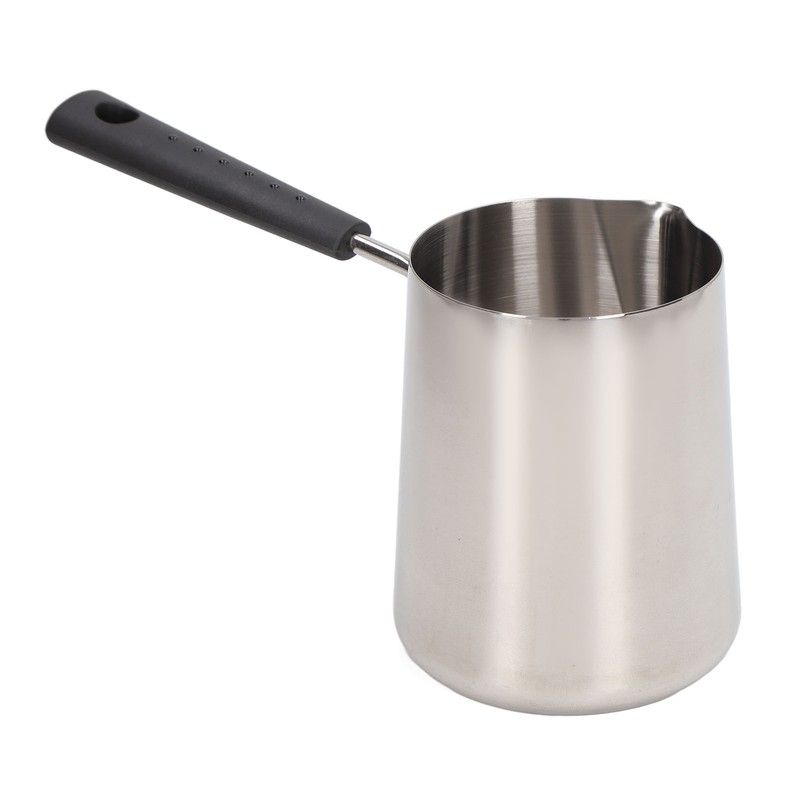Coffee Milk Frothing Pitcher Cup 304 Stainless Steel Long Handle