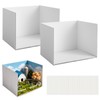 HEHIPLE 2 Pack Lengthen Cardboard Diorama Kit, 13 x 8.7