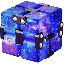 1 Packs Infinity Cube Toy Stress Relieving Fidgeting Game for Kids and Adults,Cute Mini Unique Gadget Anxiety Relief Kill Time Magic Puzzle Flip ADD, ADHD, Killing
