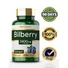 Bilberry Extract Capsules | 2400mg | 200 Count | Vegan