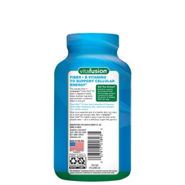 Vitafusion Fiber Well Fit Gummies 90 Count Peach Raspberry Berry Flavors